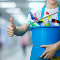 cleaner-with-bucket-cleaning-agents-shows-good